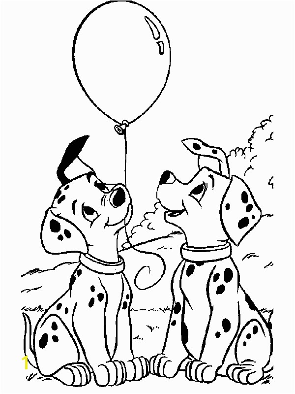 dalmations coloring pages 1