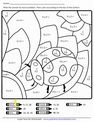 Math Coloring Worksheets 1st Grade 32 Fresh Ladybug Mysterypic 49 Best Math Coloring Worksheets