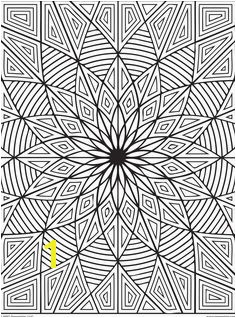 Difficult Geometric Design Coloring Pages