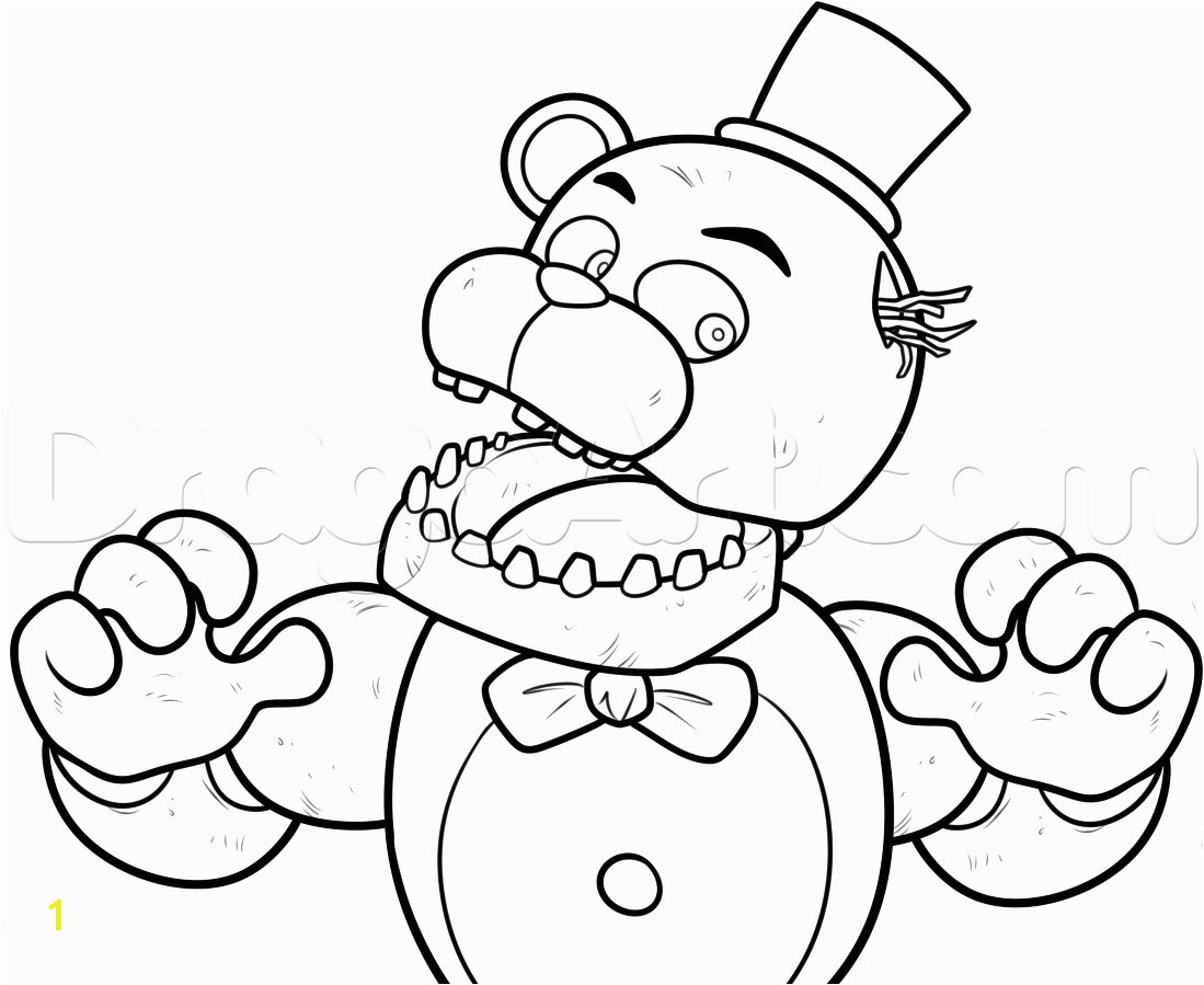 5 Nights At Freddys Drawing 9 Fnaf Coloring Pages Freddy