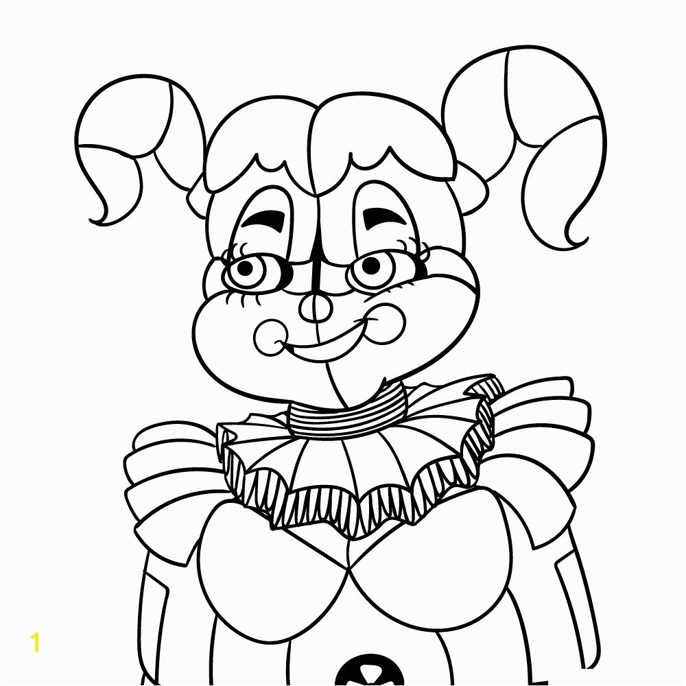 5 Nights at Freddy S Coloring Pages Circus Baby Five Nights at Freddys Coloring Pages Fnaf Freddy