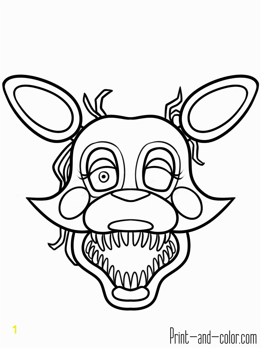 5 Nights at Freddy S Coloring Pages Five Nights at Freddy S Coloring Pages Print and Color 1