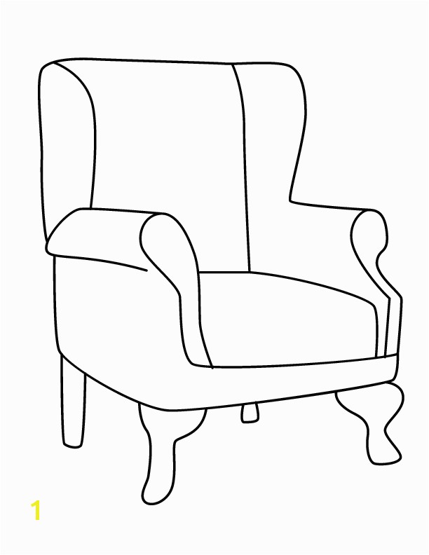 Gallery For School Chair Coloring Page chair project