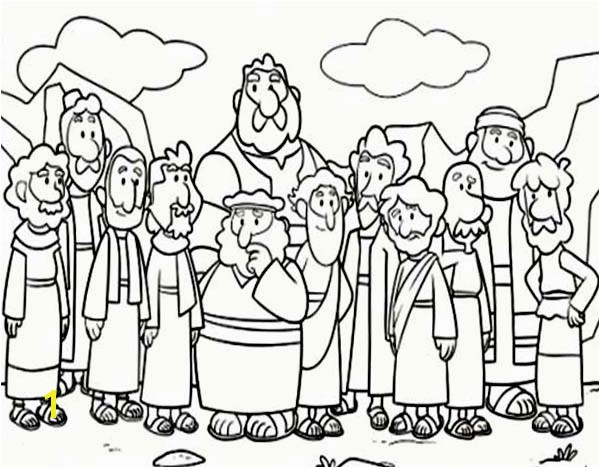 Acts Of the Apostles Coloring Pages Cartoon Od Jesus Disciples Coloring Page Coloring Pages Jesus