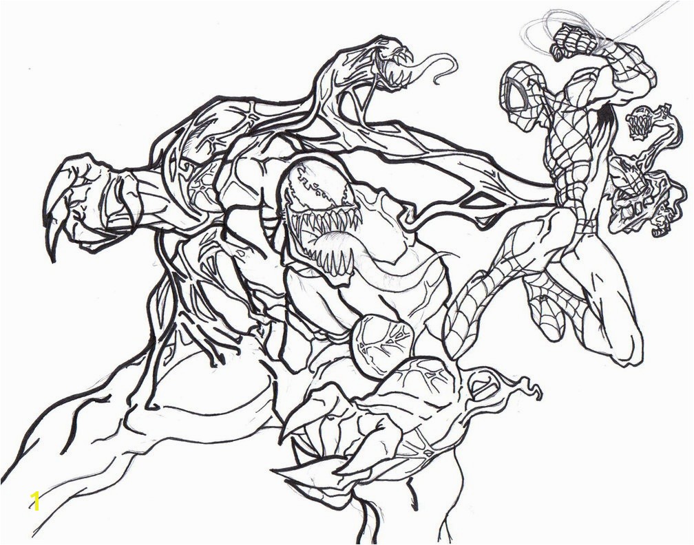 Agent Venom Coloring Pages Venom Drawing at Getdrawings