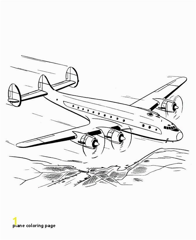 Plane Coloring Page Free Printable Airplane Coloring Pages for Kids