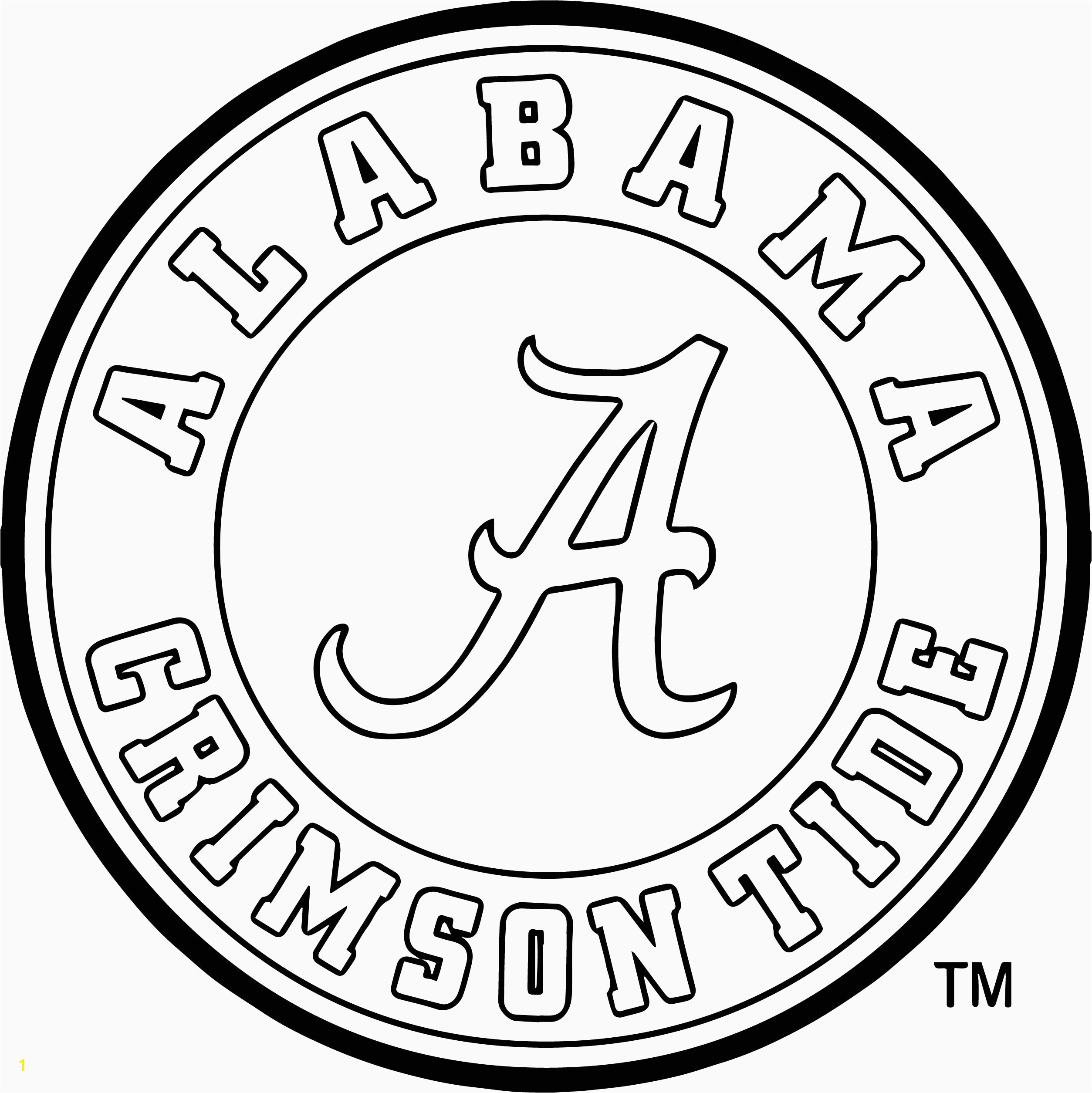 Alabama Crimson Tide Coloring Pages Alabama Coloring Pages