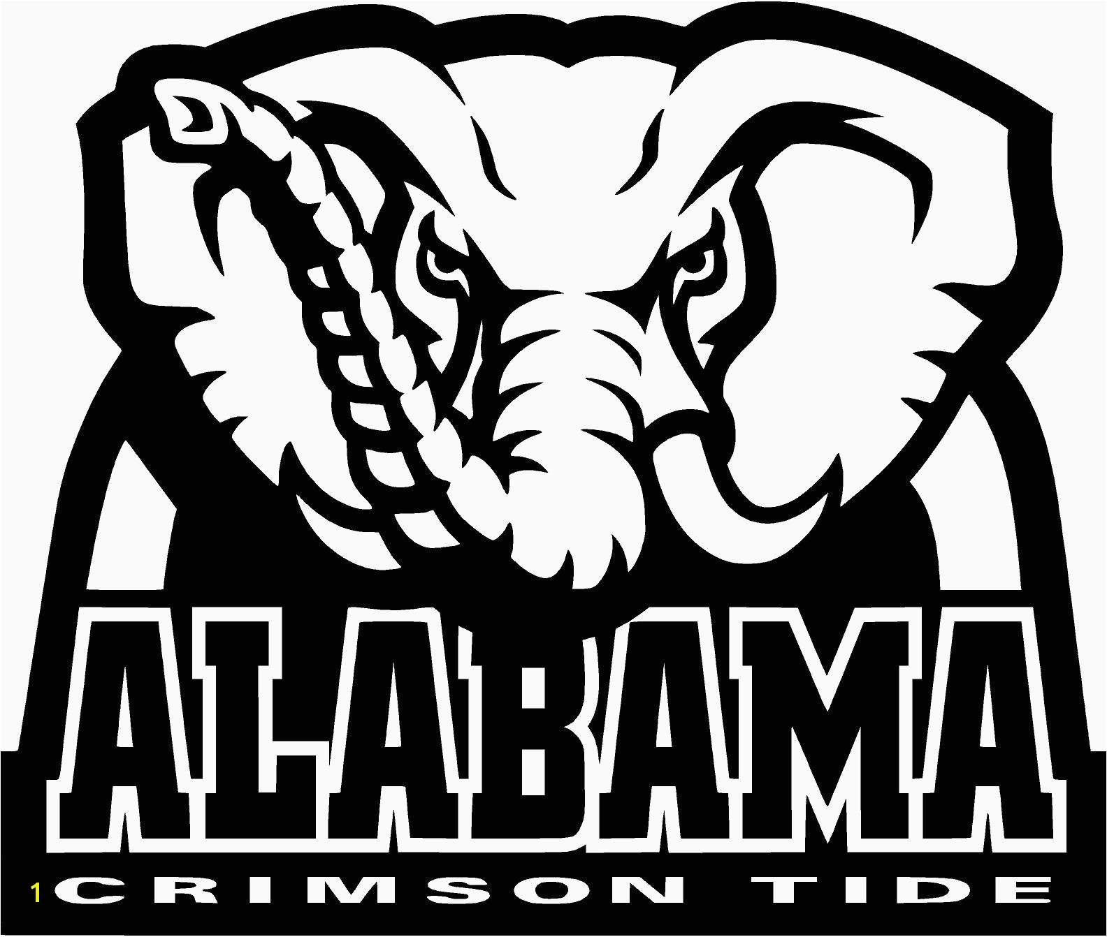 Alabama Crimson Tide Coloring Pages Alabama Crimson Tide Logosalabama Crimson Tide Logos Alabama Crimson