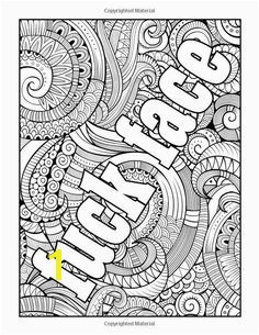 Swear Word Stress Relieving Coloring Book 37 Funny Swearing and Cursing Designs For Angry People Curse Word Coloring Books Volume