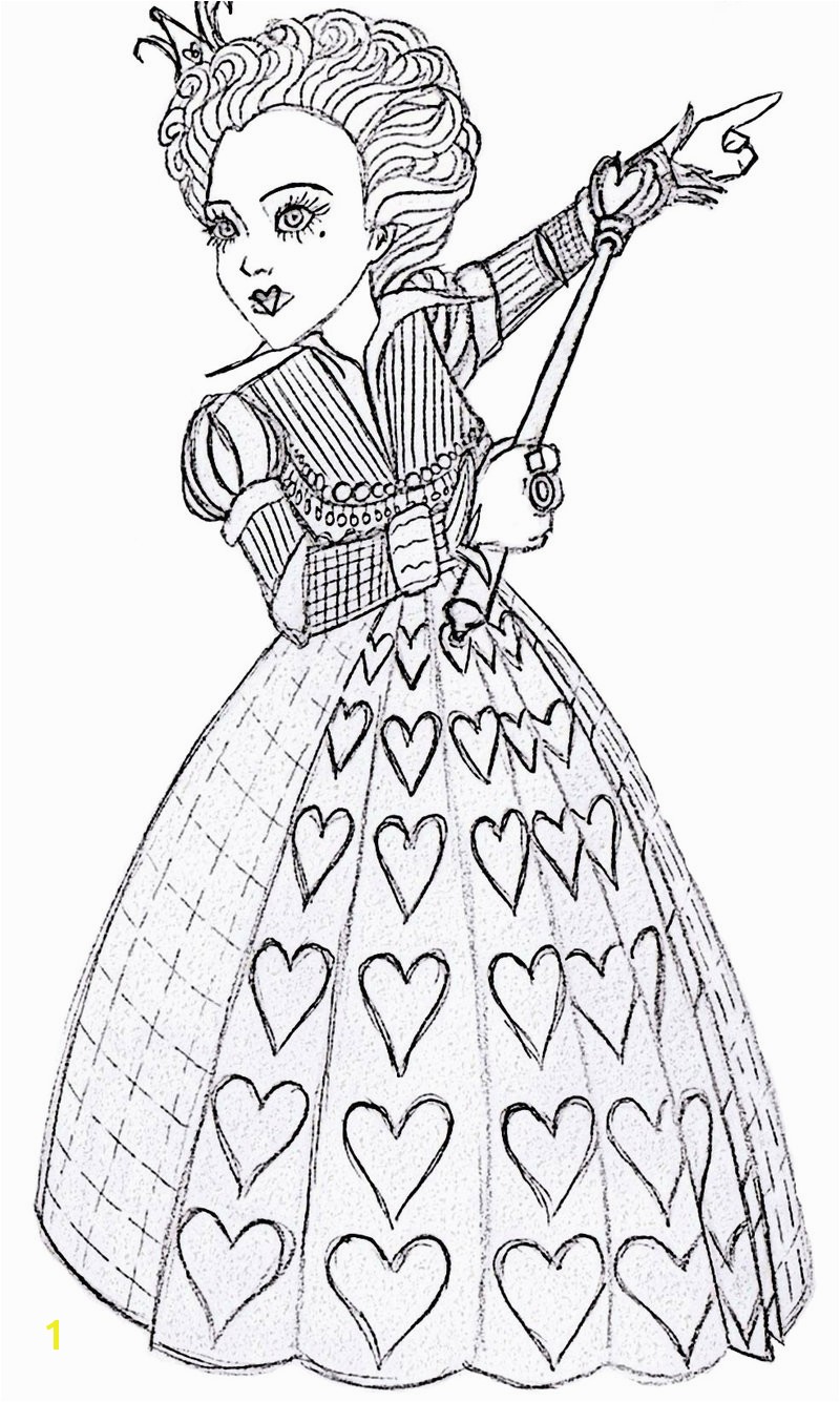 800x1335 queen of hearts drawing
