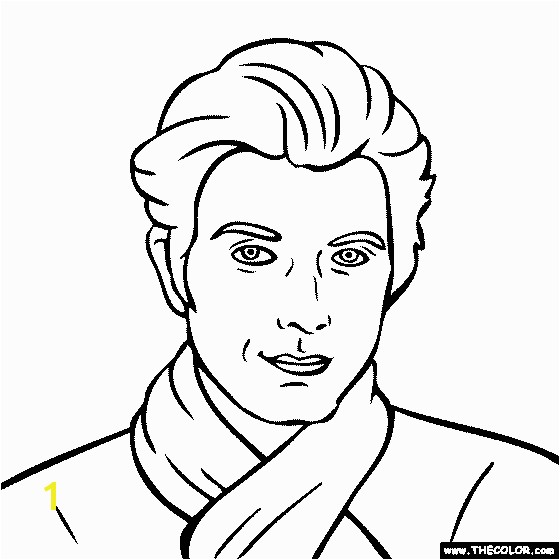 Adam Scott Coloring Page