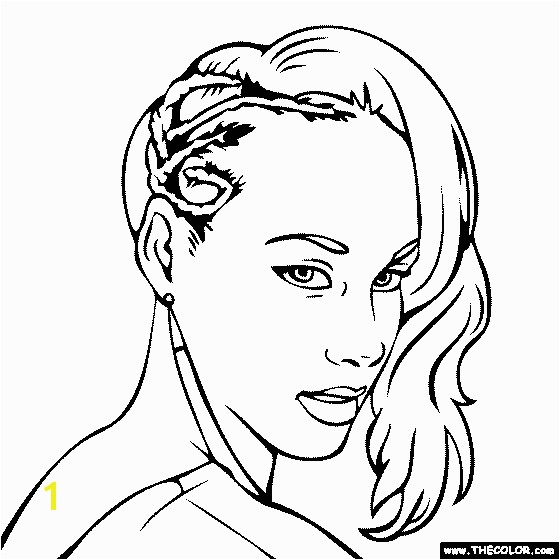 Alicia Keys Coloring Pages Free Line Coloring Pages thecolor