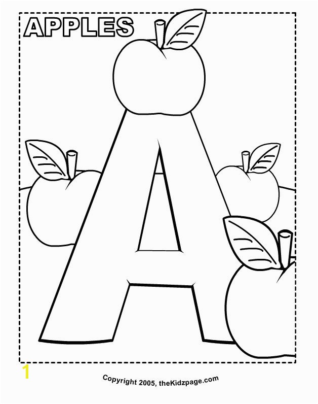 Alphabet Coloring Pages Preschool A is for Apples Free Coloring Pages for Kids Printable Colouring