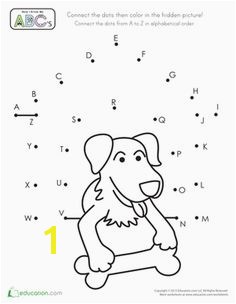 Alphabet Connect the Dots Coloring Pages Free Printable Dot to Dot Pages Connect the Dots