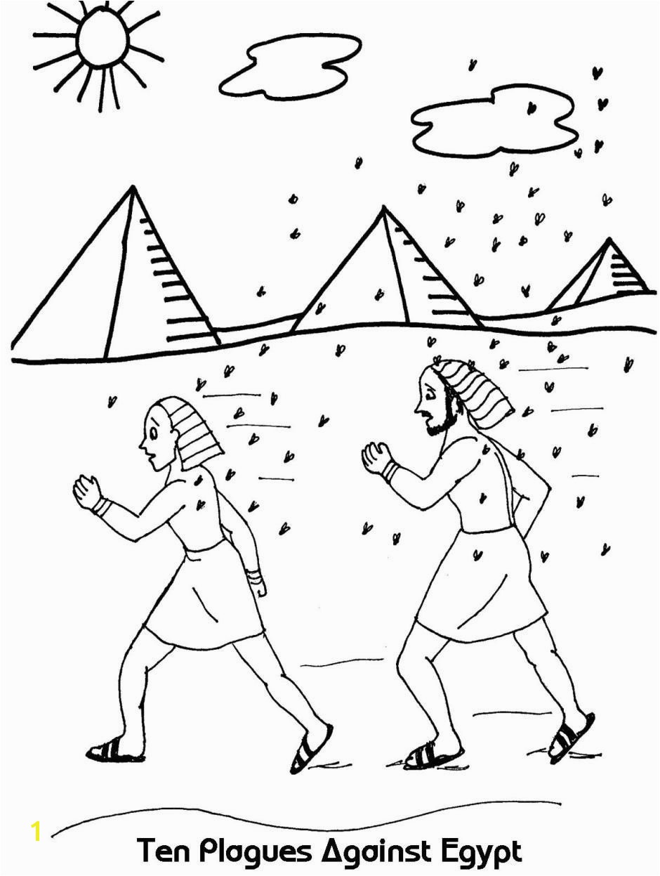 Ancient israel Coloring Pages New Ten Plagues Against Egypt Exodus 7 12 17 Lovely Ancient