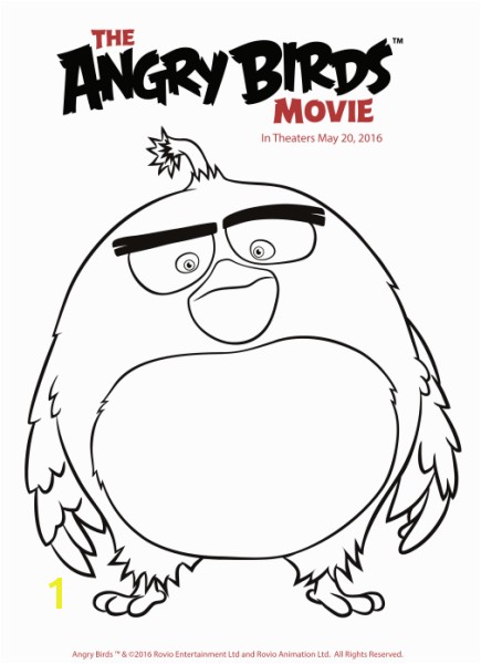 Angry Birds Movie Coloring Pages Free Angry Birds Coloring Pages Printables