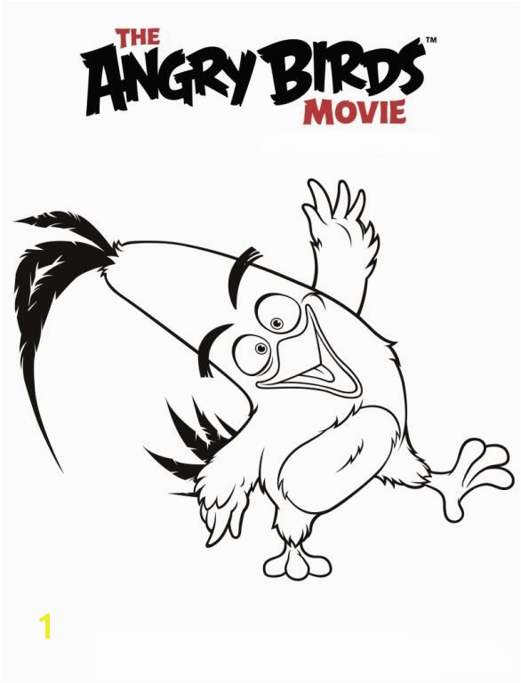 6 angry birds movie Coloring pages