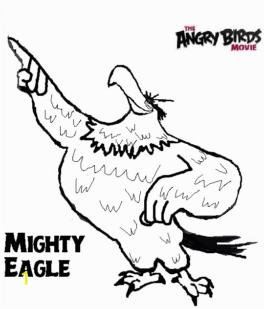 Angry Birds Movie Coloring Pages the Angry Birds Movie Coloring Pages Mighty Eagle by Angrybirdstiff