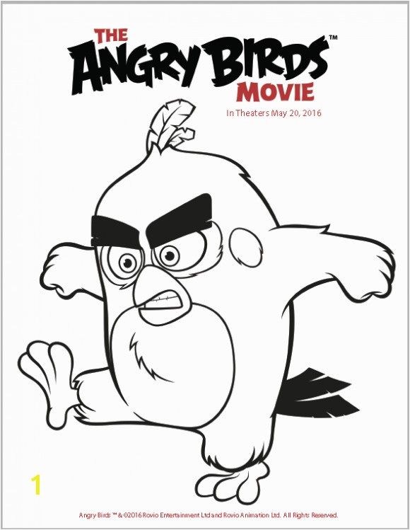 The Angry Birds Movie Trailer Coloring Pages and Activity Sheets