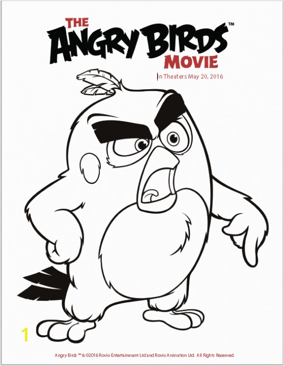 Angry Birds Movie Coloring Pages the Angry Birds Movie Trailer Coloring Pages and Activity Sheets