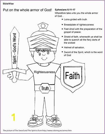 Armor God Coloring Pages Luxury Unusual Armour God Coloring Page Full Armor 6891