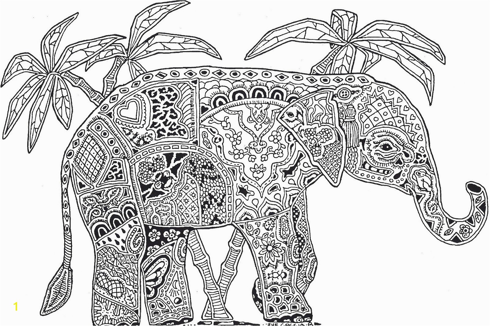 Elephant Mandala Coloring Pages Awesome Adult Coloring Pages Pdfelephant Mandala Coloring Pages