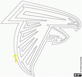 Falcon Coloring Pages Unique Logo For Atlanta Falcons American Football Team From The Nfc South