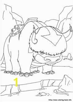 Avatar the last airbender coloring picture LineArt Avatar Last Airbender