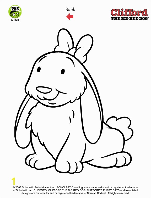 Clifford Printables Puppy Coloring Pages