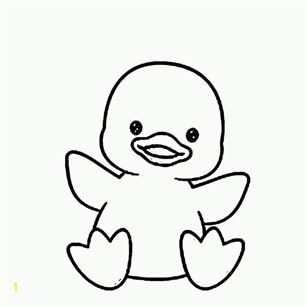 Baby Duck Coloring Pages To Print