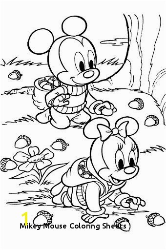 Baby Minnie Mouse Coloring Pages Mikey Mouse Coloring Sheets Coloring Sheets Baby Mickey Mouse