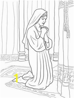 Hannah Prays for a Son coloring page from Prophet Samuel category Select from printable crafts of cartoons nature animals Bible and many more