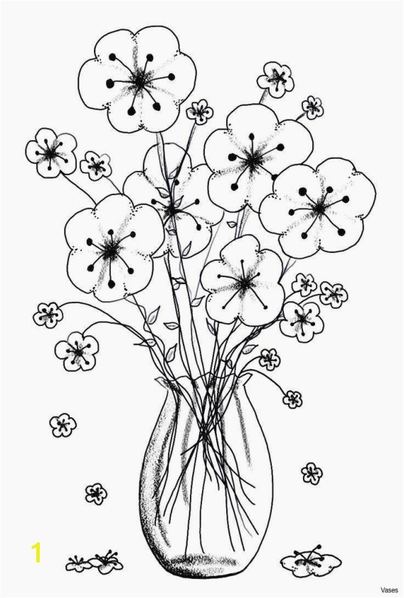 Awesome Cool Vases Flower Vase Coloring Page Pages Flowers In A top I 0d Elegant