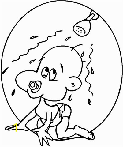 Baby Shower Coloring Pages for Kids Baby Shower Coloring Page