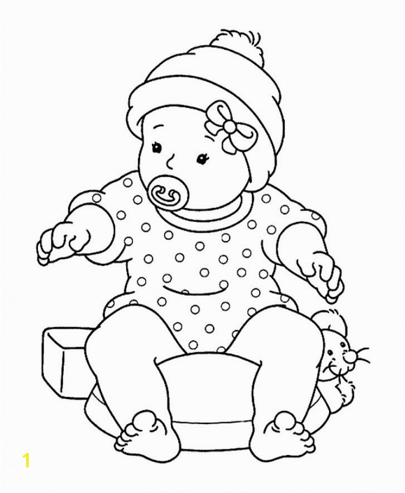 Baby shower coloring pages