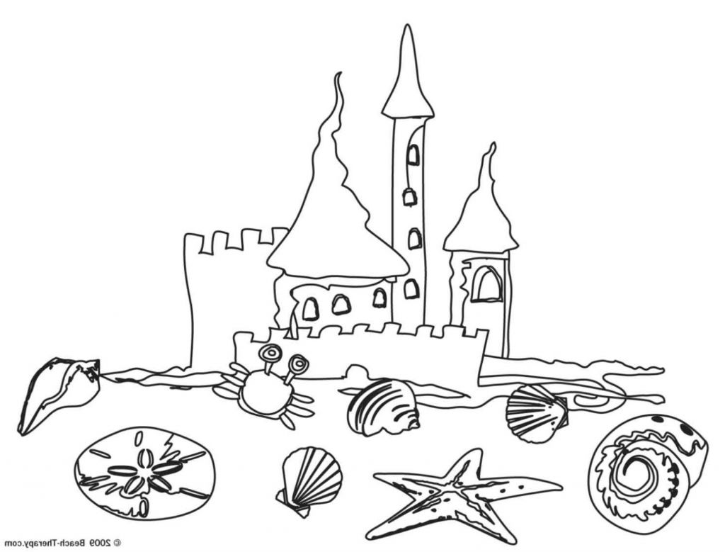 Beach House Coloring Pages