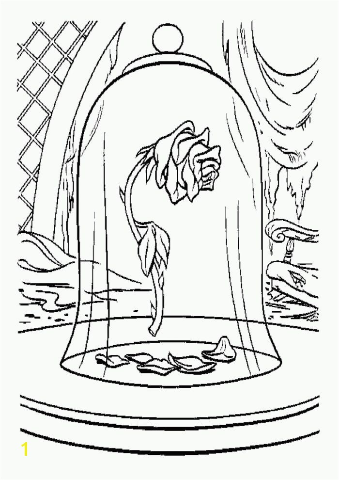 Free Beauty and The Beast Coloring Pages and the beast coloring pages