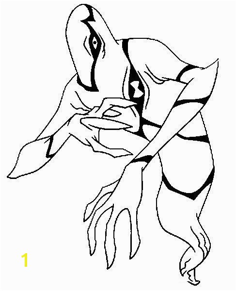 Ben 10 Coloring Page