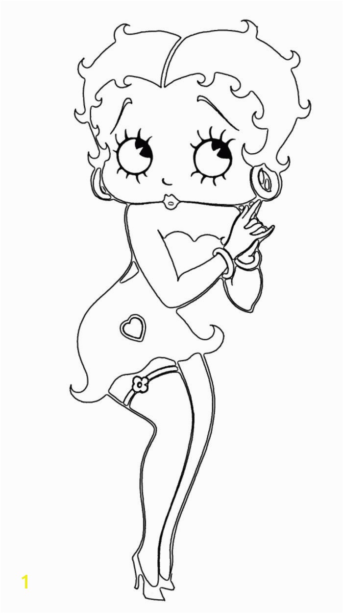 Betty Boop Valentine Coloring Pages 20 Best Betty Coloring Pages