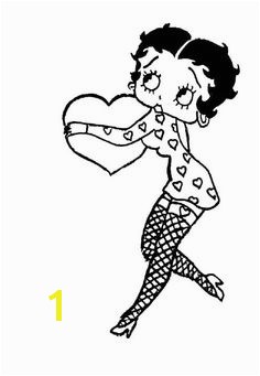 Betty Boop Coloring To Print Betty Boop Coloring Pages KidsDrawing – Free Coloring Pages line