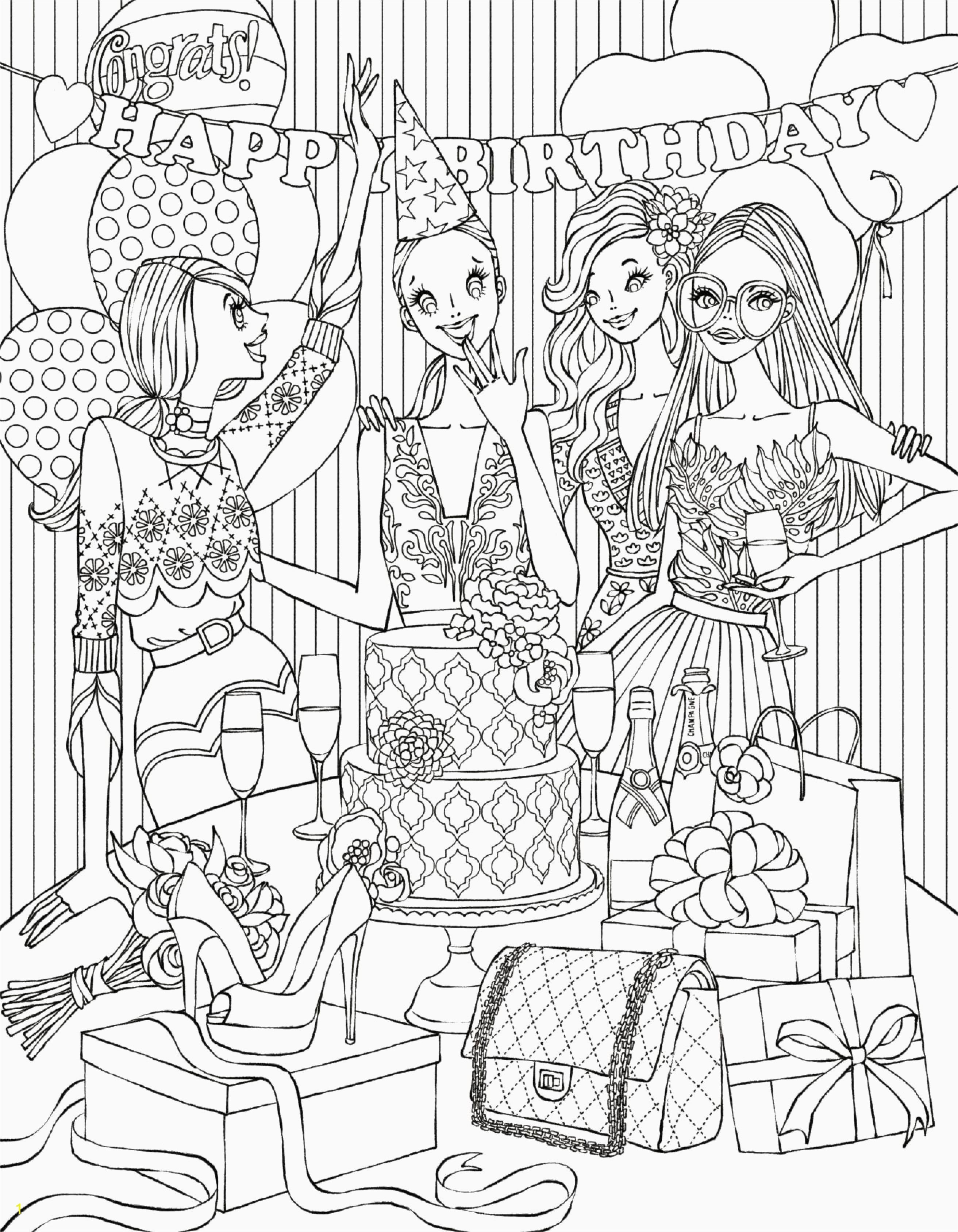 Birthday Coloring Pages to Print Birthday Coloring Book Pages Coloring Pages Coloring Book Lovely