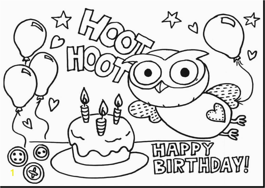 Birthday Coloring Pages to Print Birthday Coloring Pages Printable Coloring Chrsistmas