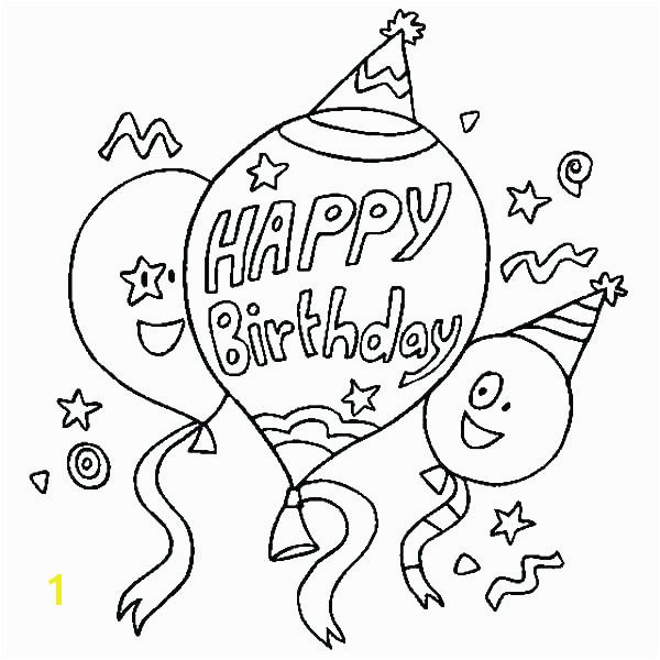 Happy Birthday Coloring Page Happy Birthday Coloring Page Happy Birthday Coloring Sheet Happy Birthday Coloring Page line Printable For Happy Birthday
