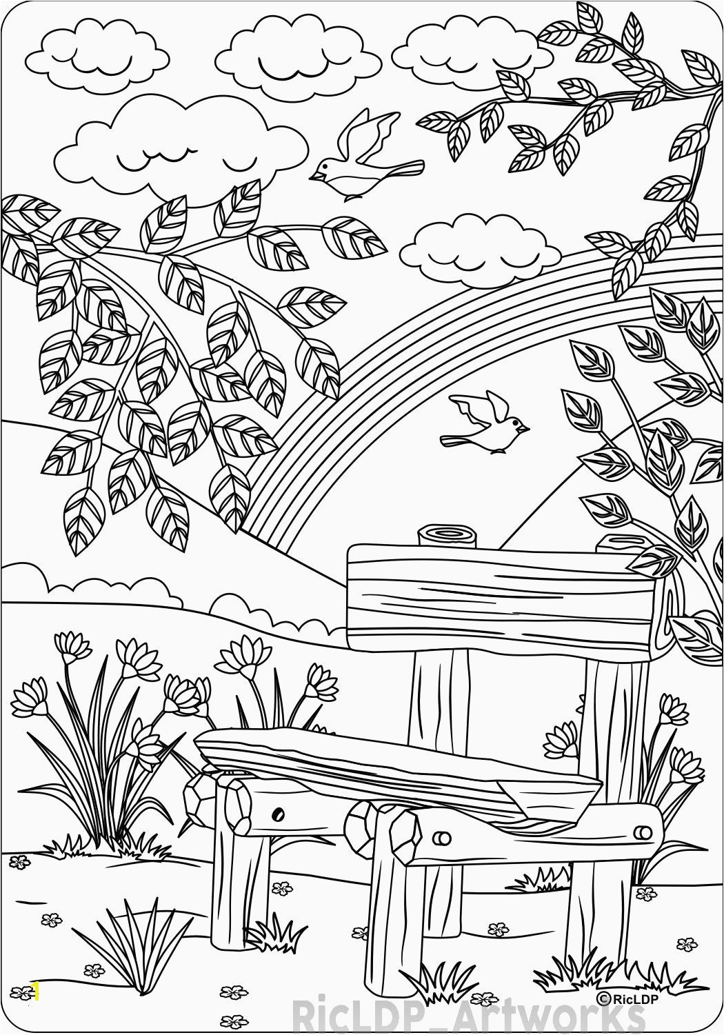 14 Inspirational Birthday themed Coloring Pages Image