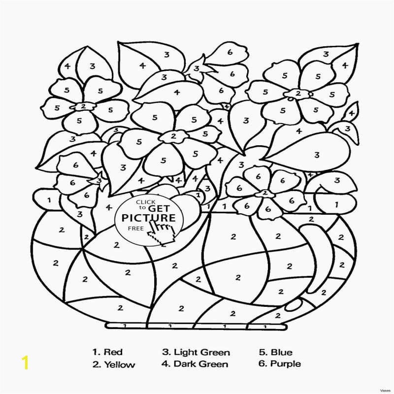 Blue Coloring Pages Vases Flower Vase Coloring Page Pages Flowers In A top I 0d and