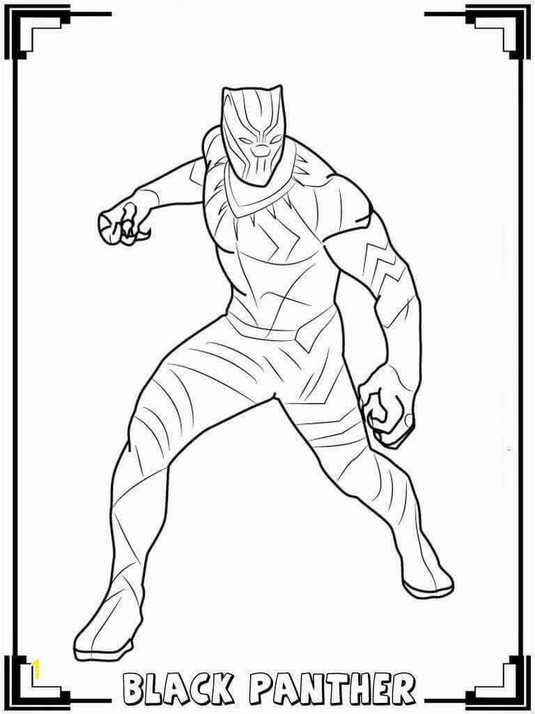 Black Panther Superhero Coloring Pages Black Panther Coloring Pages Black Panther Pinterest