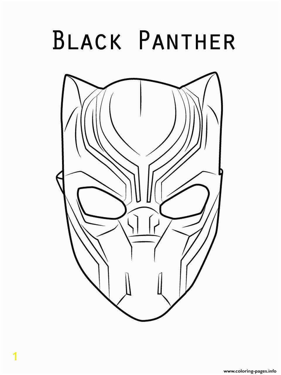 Black Panther Superhero Coloring Pages Black Panther Superhero Coloring Pages to Print at Marvel Mapleton