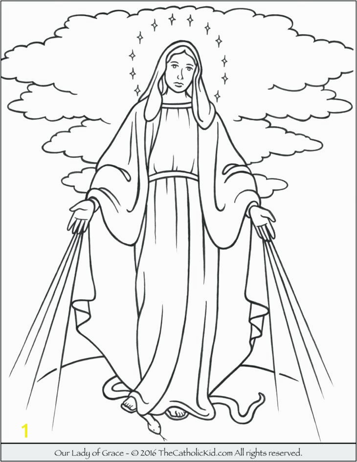 Blessed Mother Coloring Page Mother Mary Coloring Page at Getcolorings