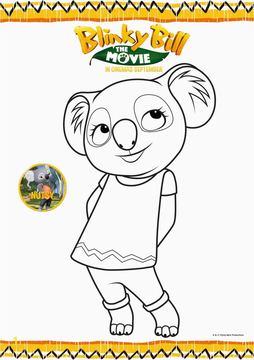 Blinky Bill Coloring Pages | divyajanani.org