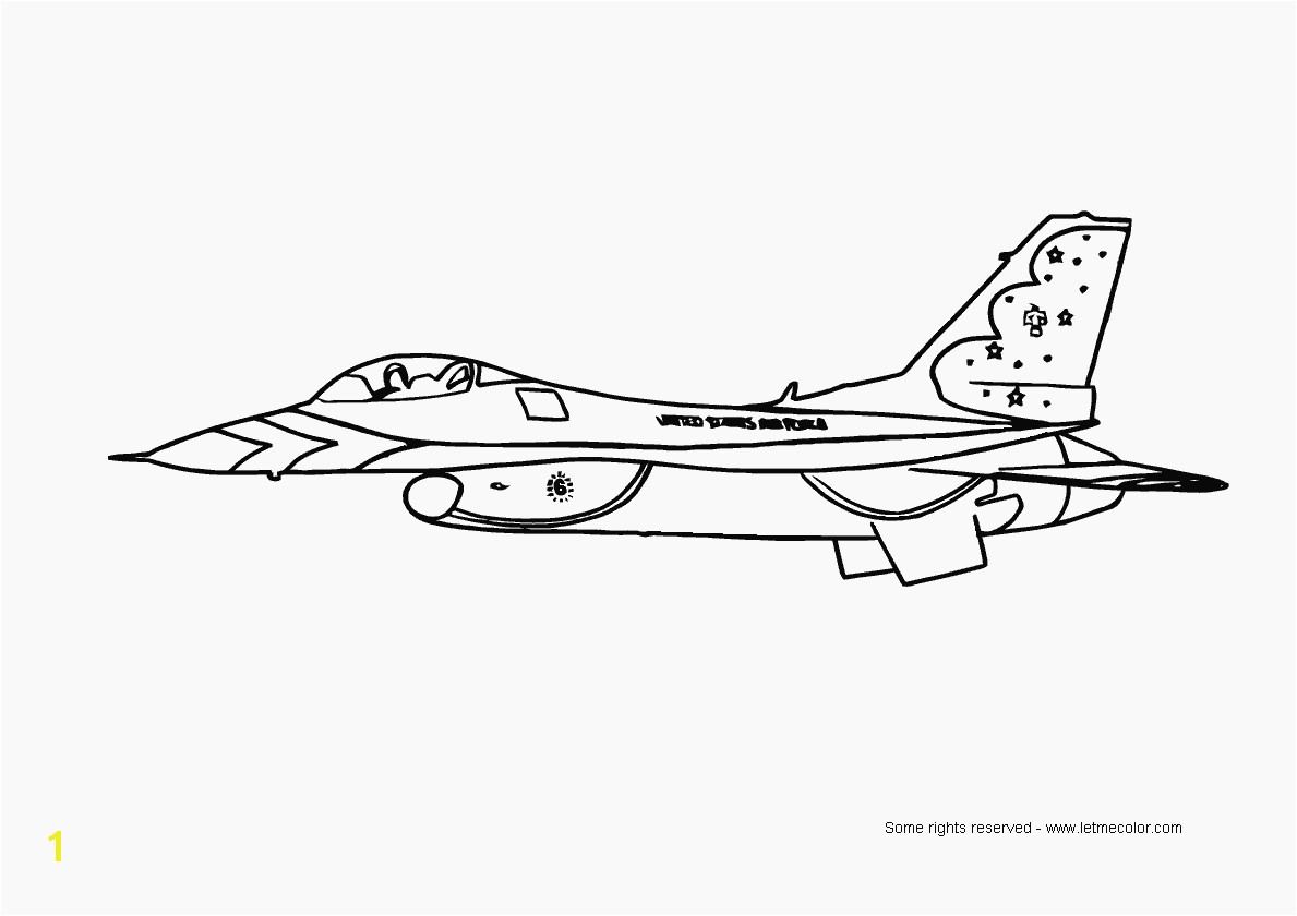 Blue Angel Jet Coloring Pages